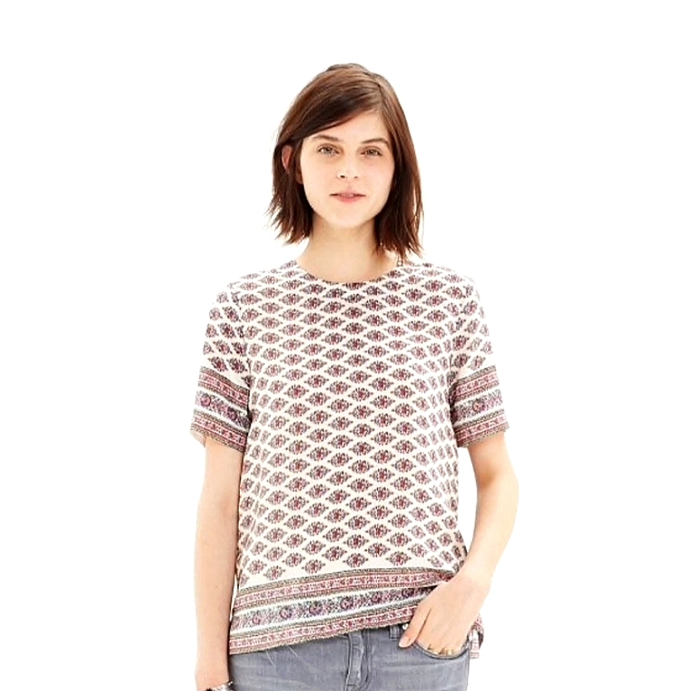 Madewell Silk Floral Top